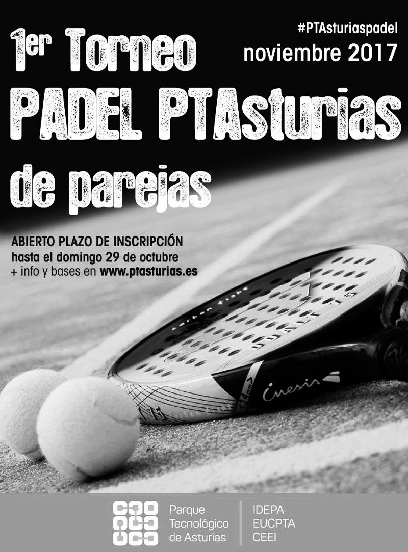 Cartel del Torneo de Pádel